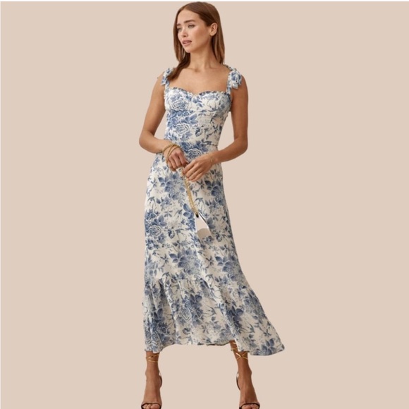 Nikita pompadour reformation dress size 2 - Picture 2 of 4